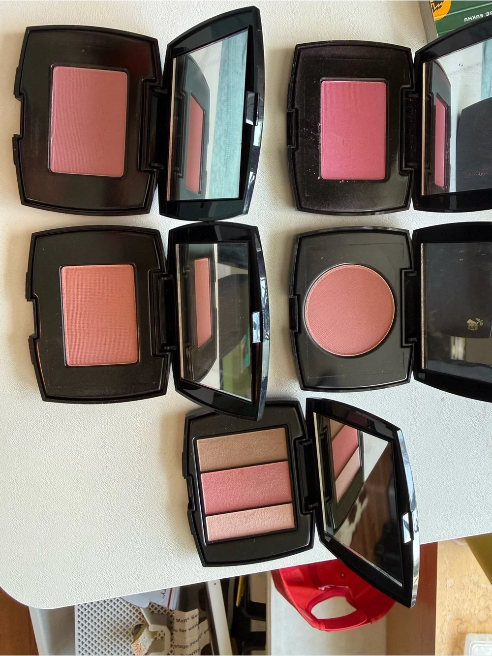 Lancôme travel size blushes, new with Rose Flush Pallet